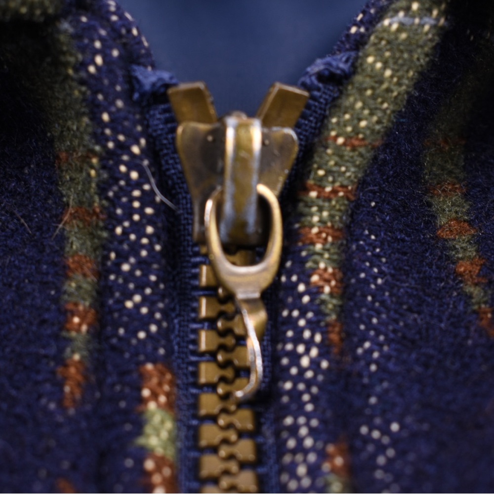 Pendleton Geometric Pattern Jacket with Blue Accents - Picture 5 of 6
